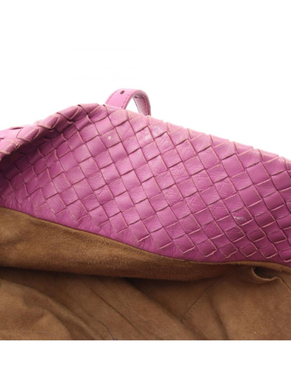 Bottega Veneta Tote Bag Intrecciato Purple Leather - Picture 11 of 12